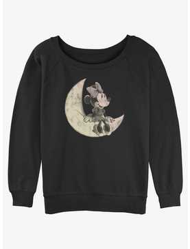 Disney Minnie Mouse On The Moon Womens Slouchy Sweatshirt, , hi-res
