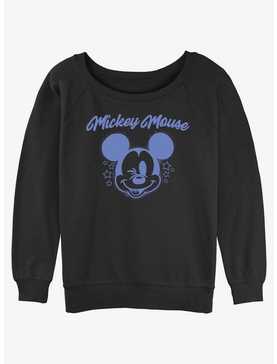 Disney Mickey Mouse Starry wink Womens Slouchy Sweatshirt, , hi-res
