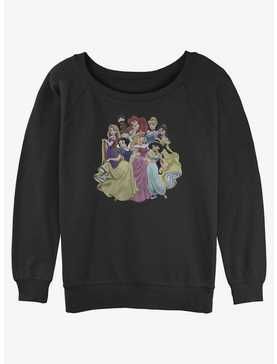 Disney Princesses Club Womens Slouchy Sweatshirt, , hi-res