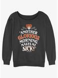 Disney Hocus Pocus Another Glorious Morning Womens Slouchy Sweatshirt, CHAR HTR, hi-res