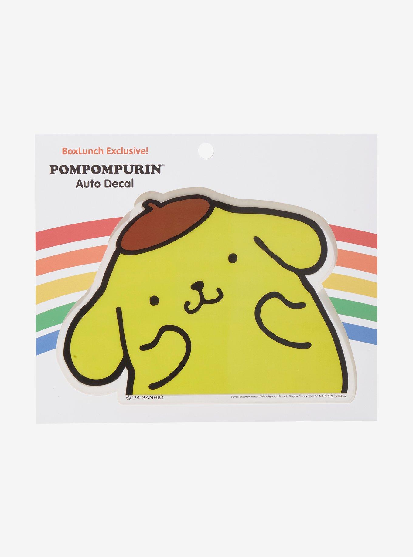 Sanrio Pompompurin Smiling Auto Decal - BoxLunch Exclusive, , hi-res