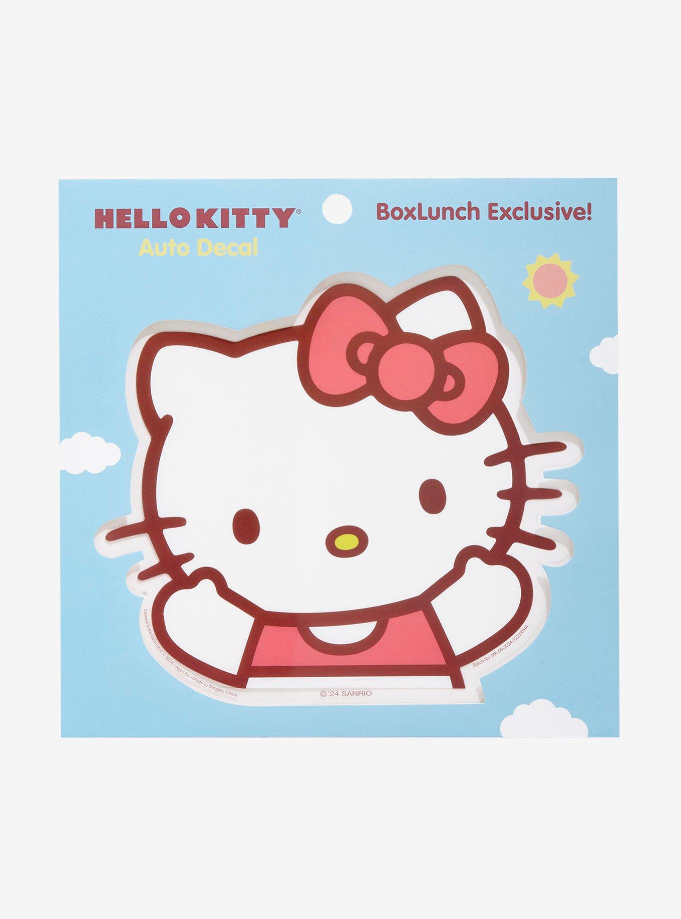 Sanrio Hello Kitty Waving Auto Decal - BoxLunch Exclusive, , hi-res