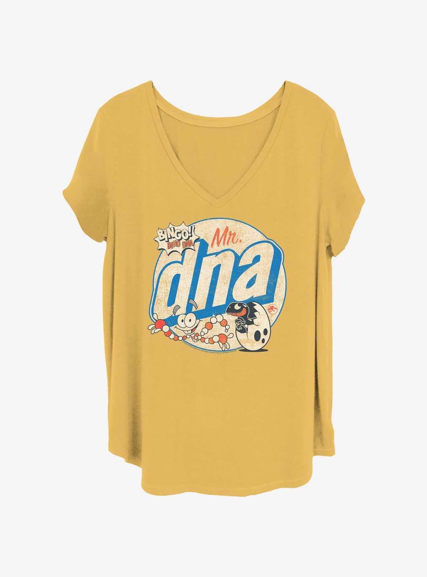 Jurassic Park Mr. DNA Girls T-Shirt Plus Size, OCHRE, hi-res