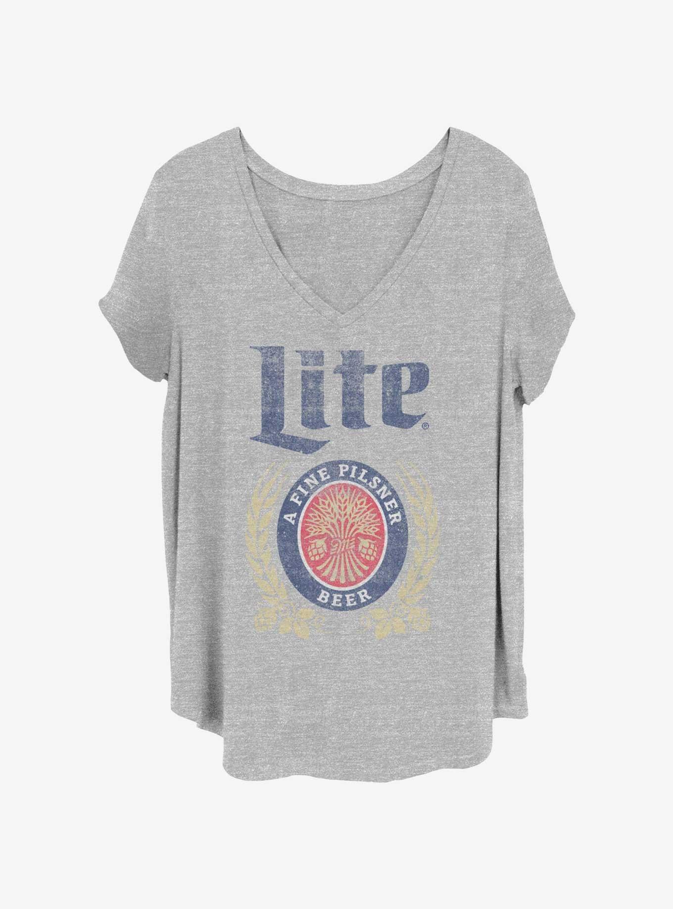 Coors Miller Lite Pilsner Girls T-Shirt Plus