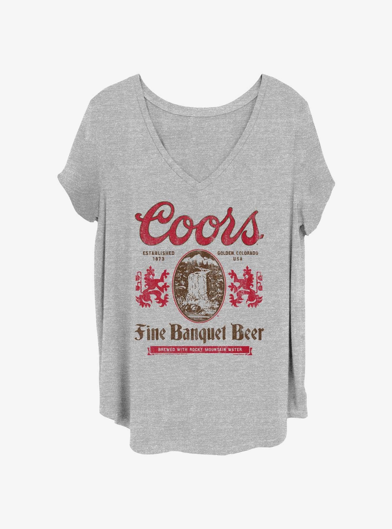 Coors Fine Banquet Beer Girls T-Shirt Plus Size, , hi-res