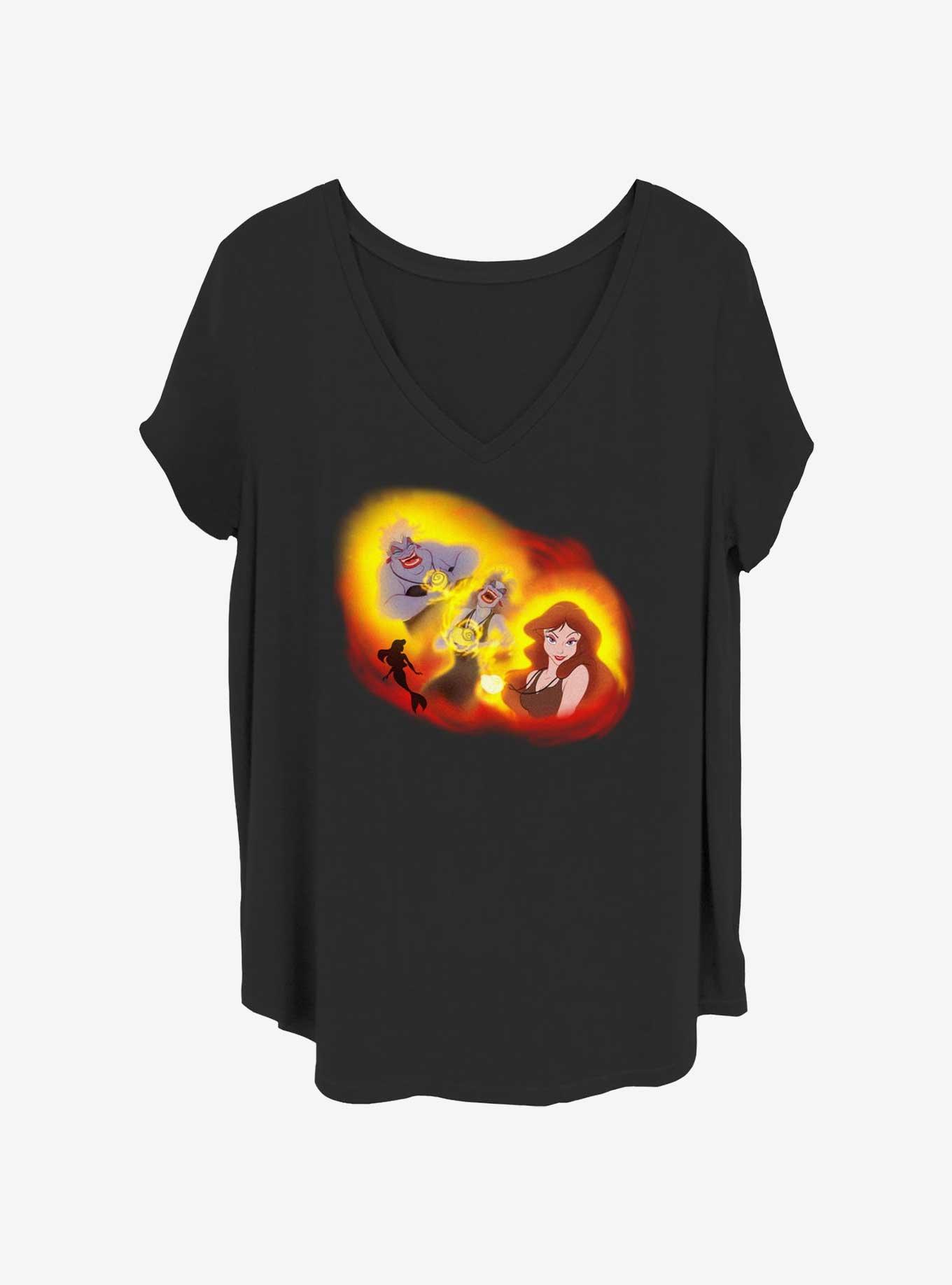 Disney The Little Mermaid Tentacle Reassignment Girls T-Shirt Plus Size, BLACK, hi-res