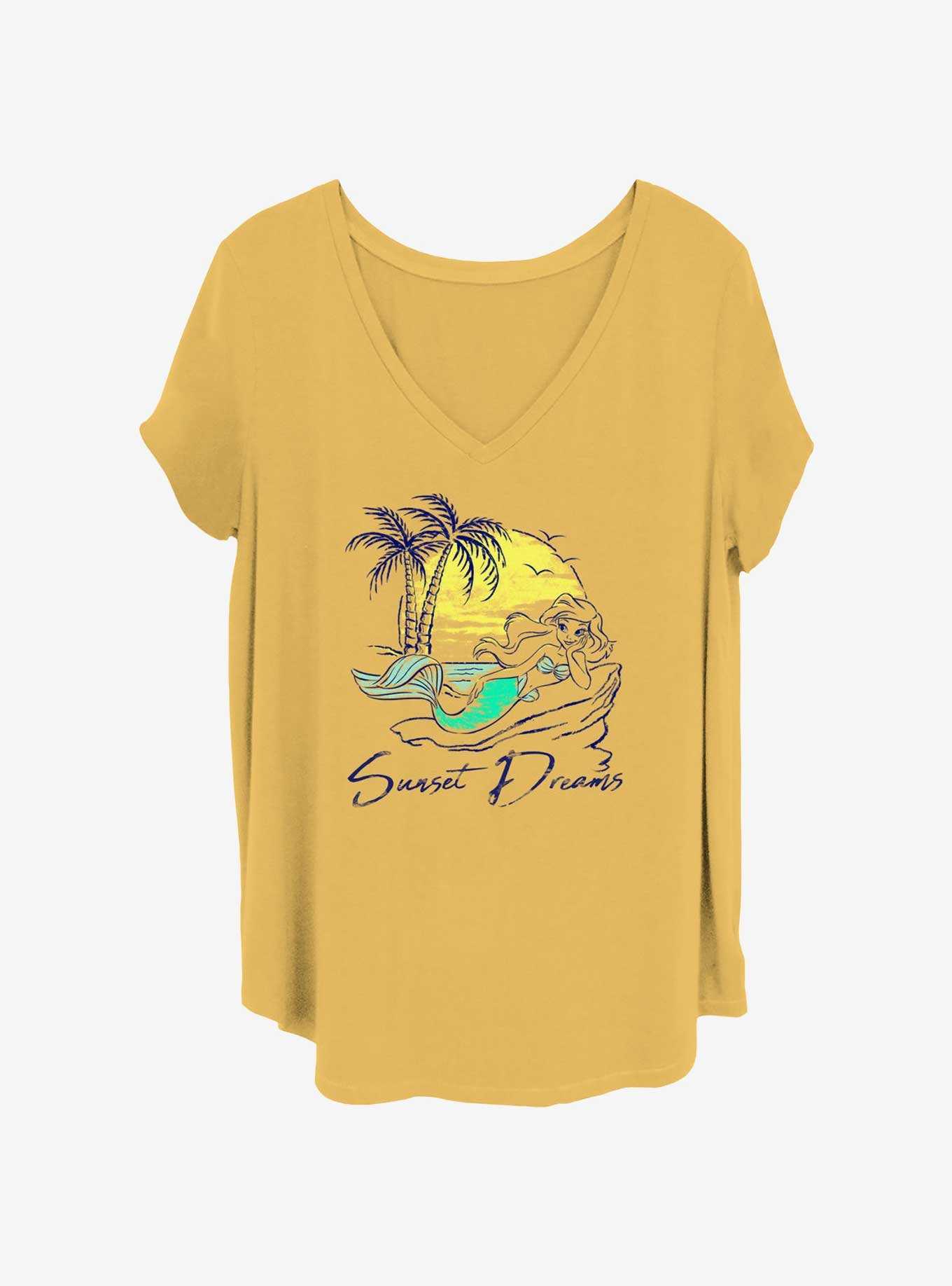 Disney The Little Mermaid Sea Lounge Girls T-Shirt Plus Size, , hi-res