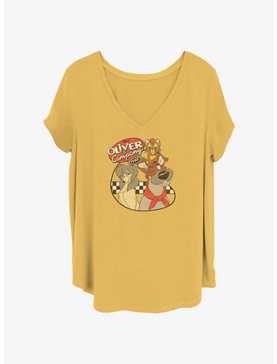 Disney Oliver & Company Vintage 90S Girls T-Shirt Plus Size, , hi-res