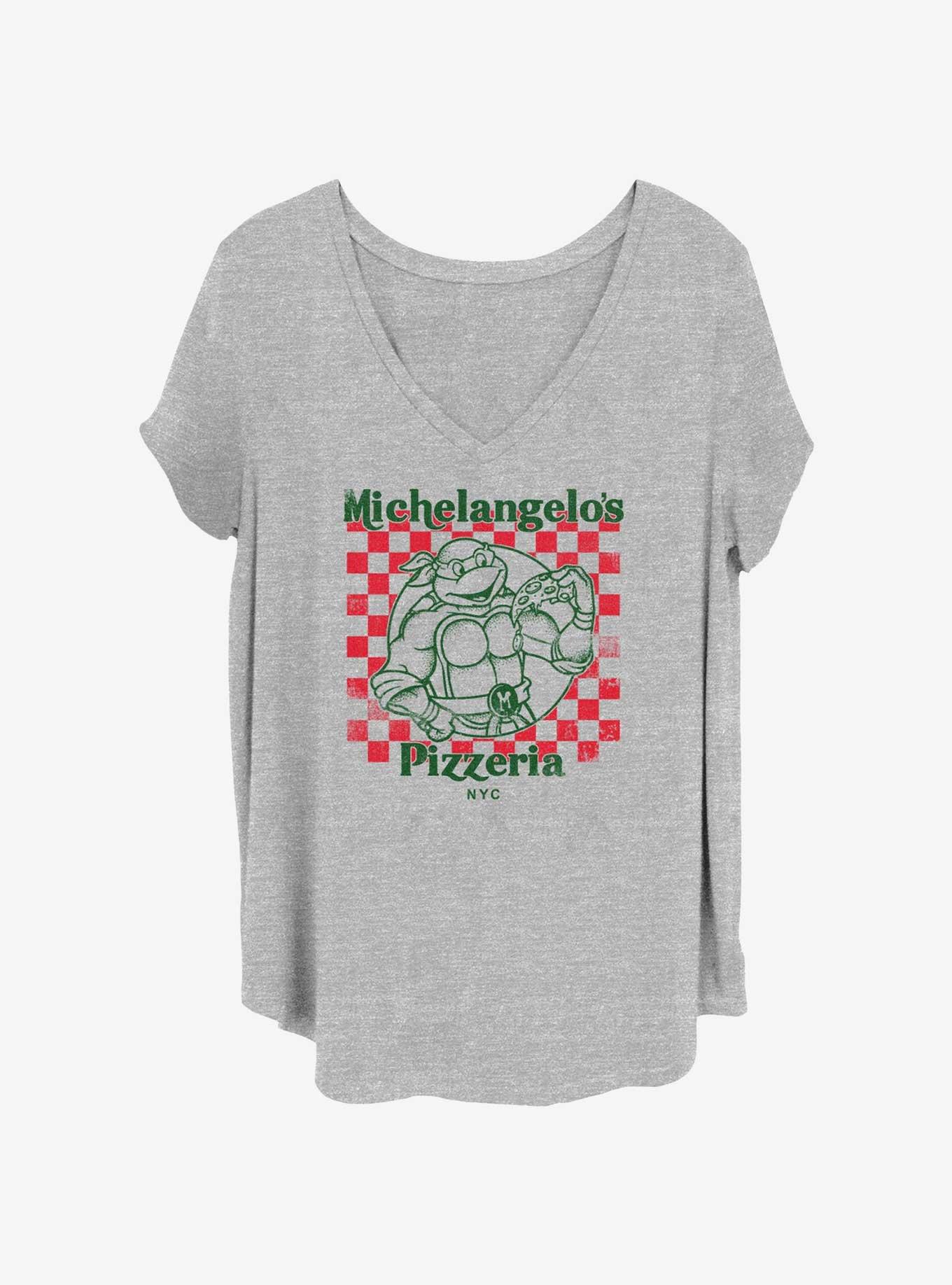 Teenage Mutant Ninja Turtles Mikey's Pizza Girls T-Shirt Plus Size, , hi-res