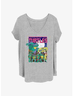 Teenage Mutant Ninja Turtles Poster Girls T-Shirt Plus Size, , hi-res