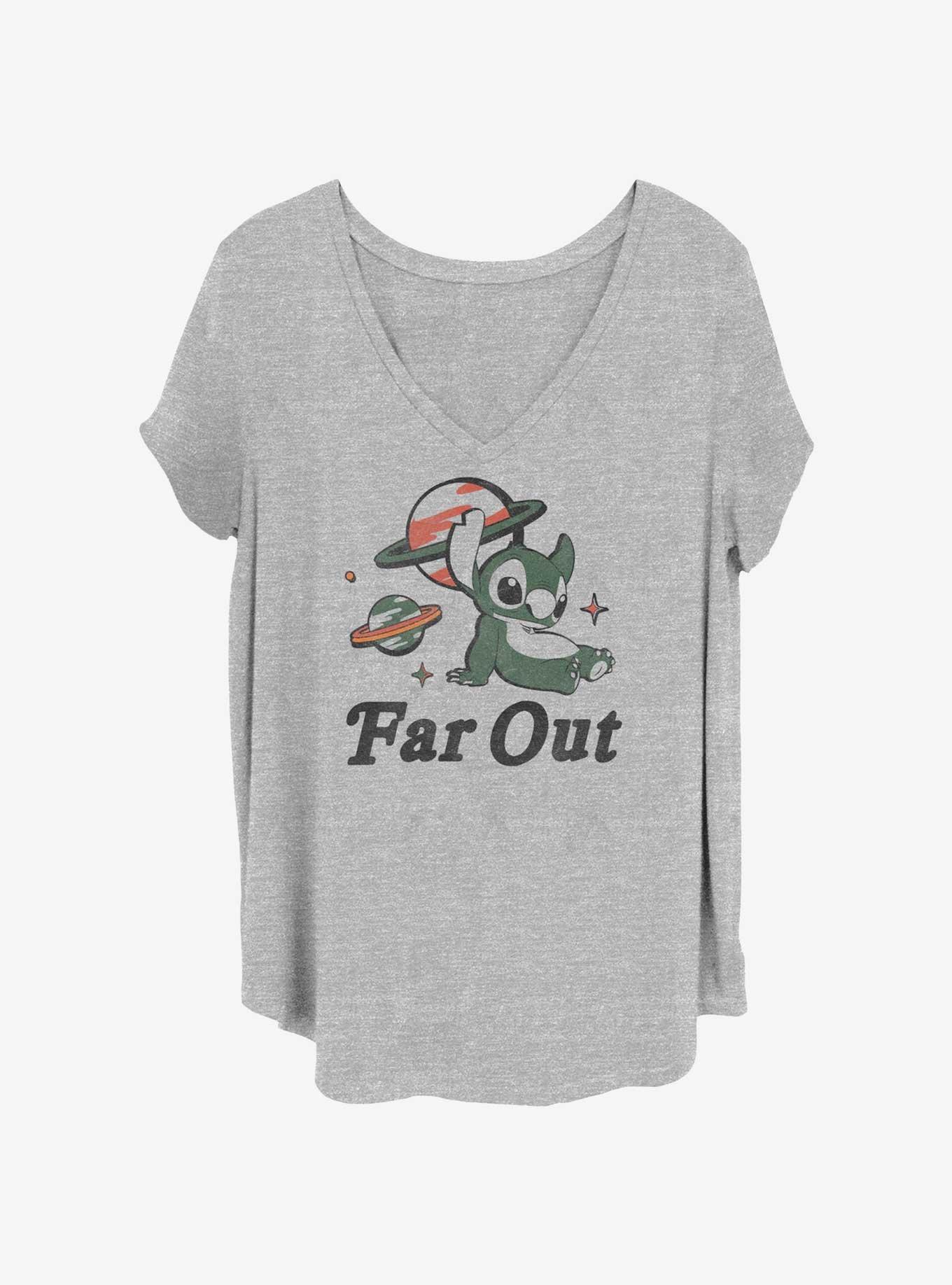 Disney Lilo & Stitch Far Out Alien Girls T-Shirt Plus Size, , hi-res