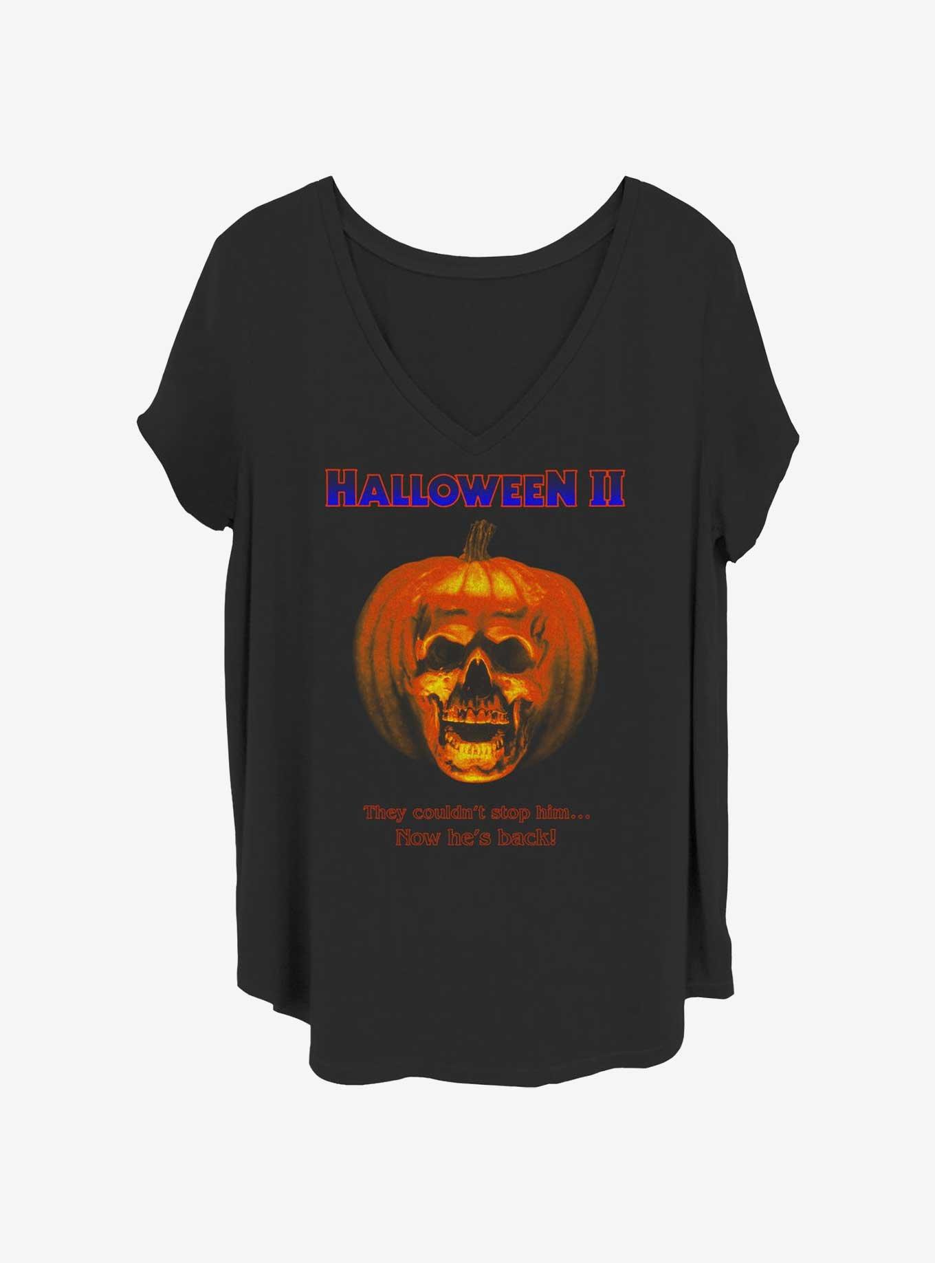 Halloween II He Came Home Girls T-Shirt Plus Size, BLACK, hi-res