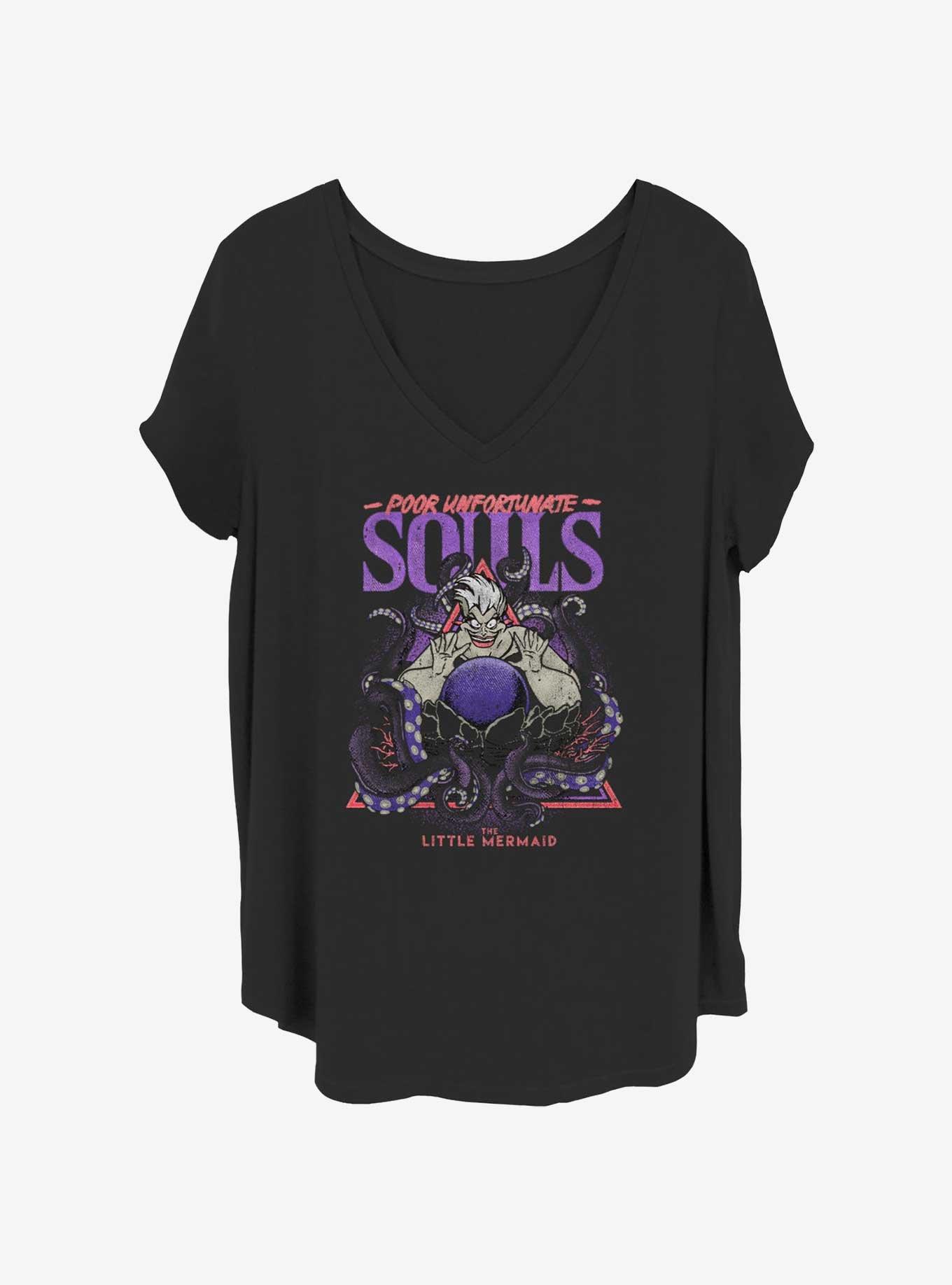 Disney The Little Mermaid Ursula Wretched Souls Girls T-Shirt Plus