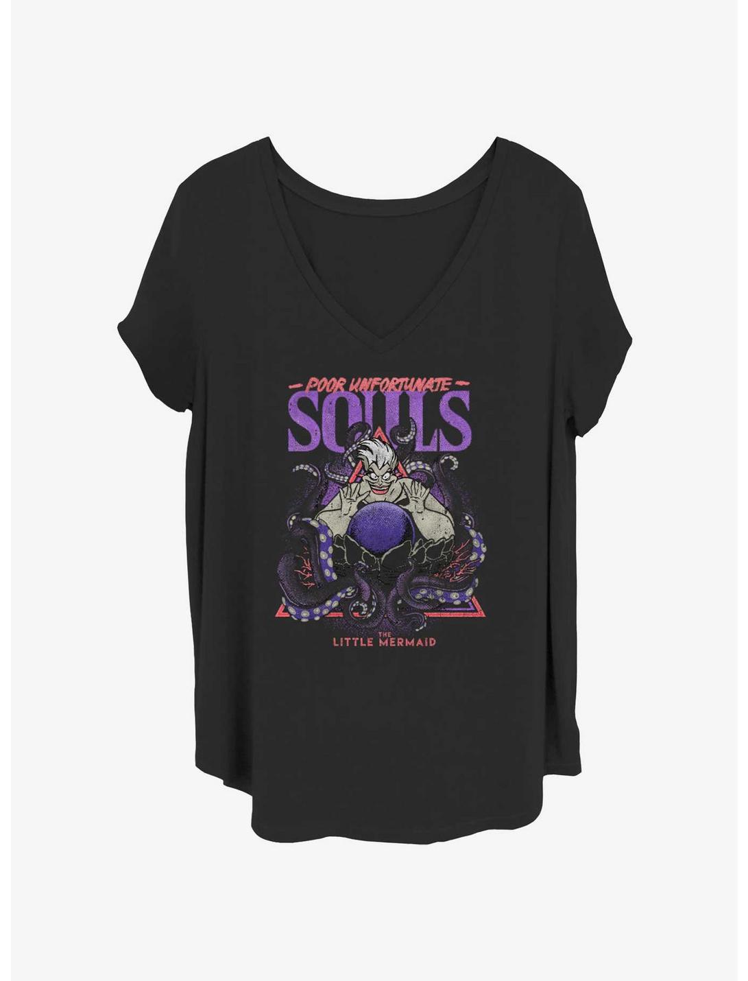Disney The Little Mermaid Ursula Wretched Souls Girls T-Shirt Plus Size, BLACK, hi-res