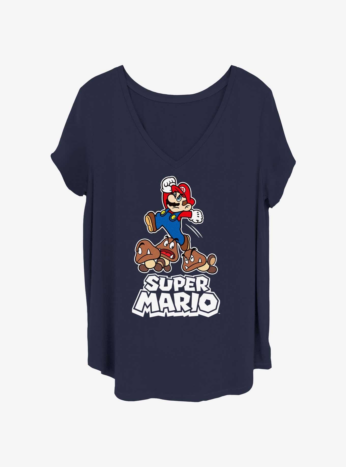 Nintendo Goomba Problems Girls T-Shirt Plus Size, , hi-res