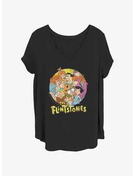 The Flintstones Family Photo Girls T-Shirt Plus Size, , hi-res