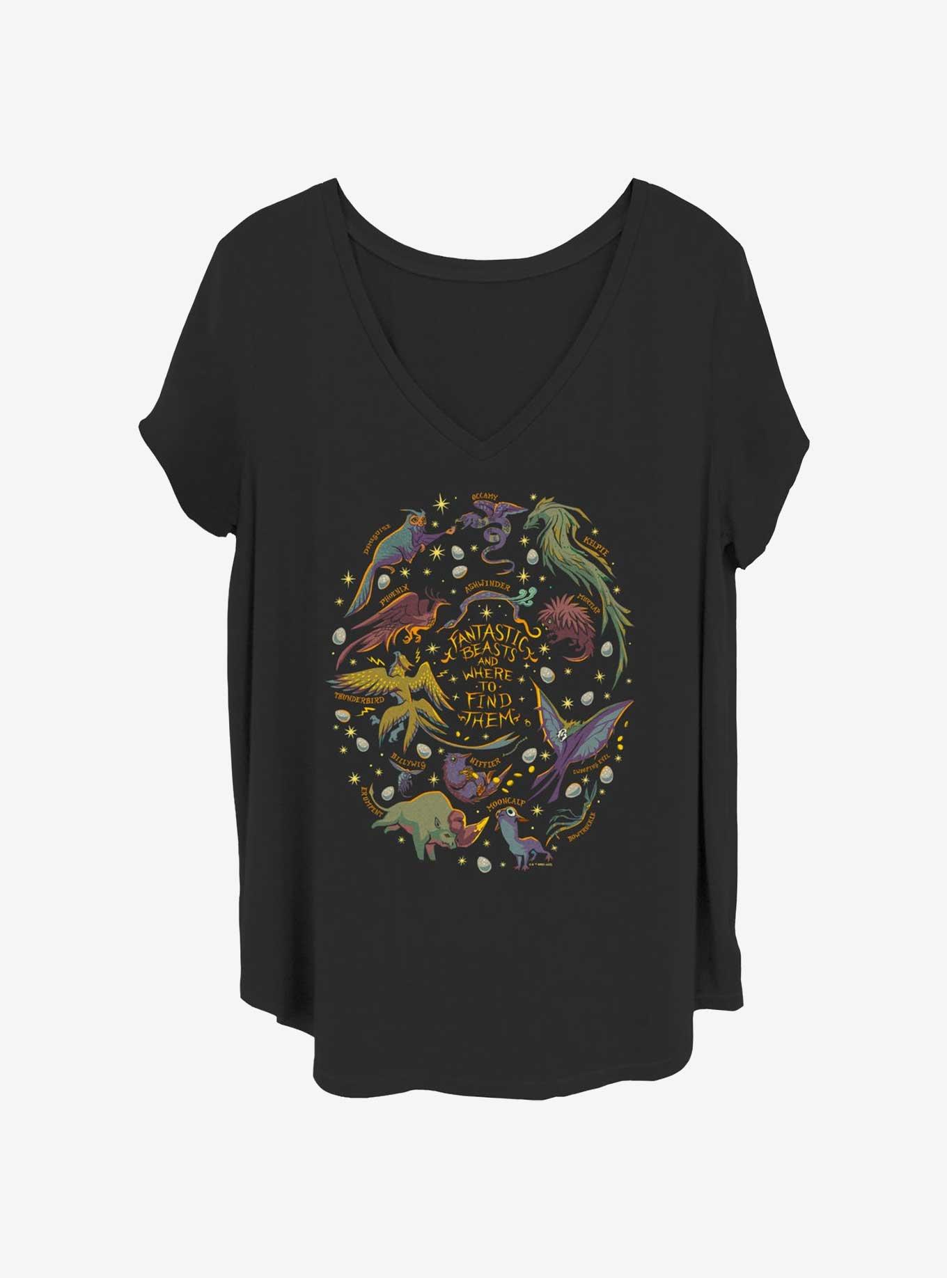 Fantastic Beasts and Where to Find Them Fantastic Beasts Girls T-Shirt Plus Size, , hi-res