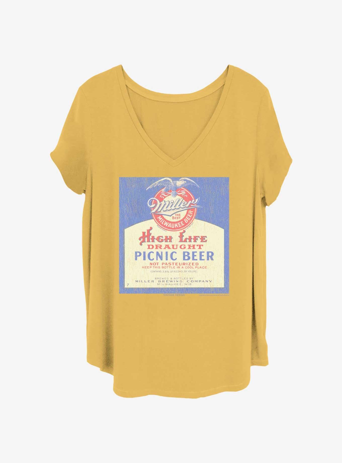 Coors Vintage Poster Miller Girls T-Shirt Plus Size, , hi-res