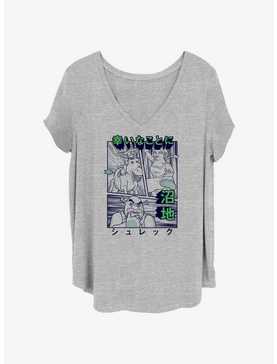 Shrek Kanji Shrek Girls T-Shirt Plus Size, , hi-res