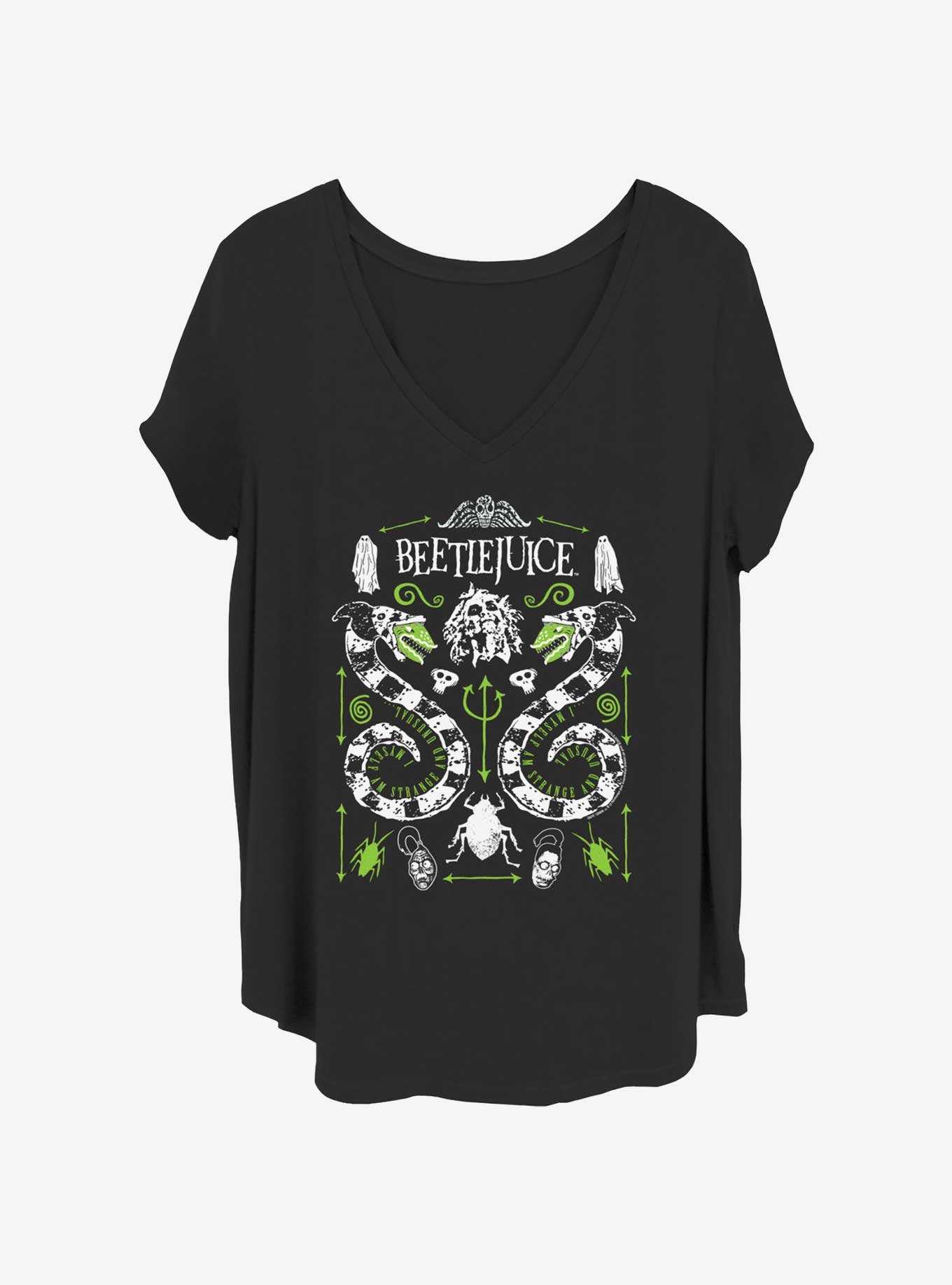 Beetlejuice Sandworm Folk Girls T-Shirt Plus Size, , hi-res
