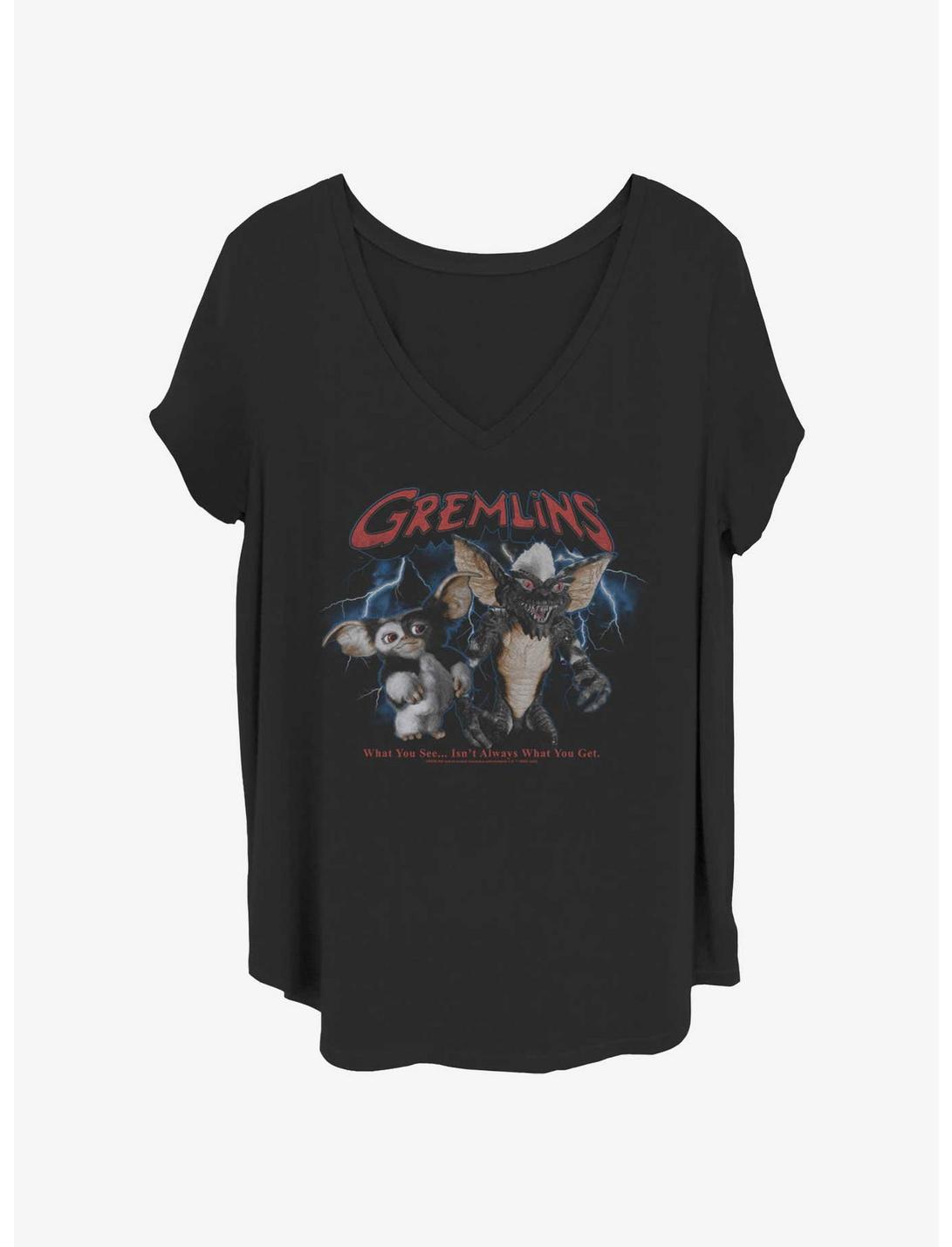 Gremlins Dark Storm Girls T-Shirt Plus Size, BLACK, hi-res