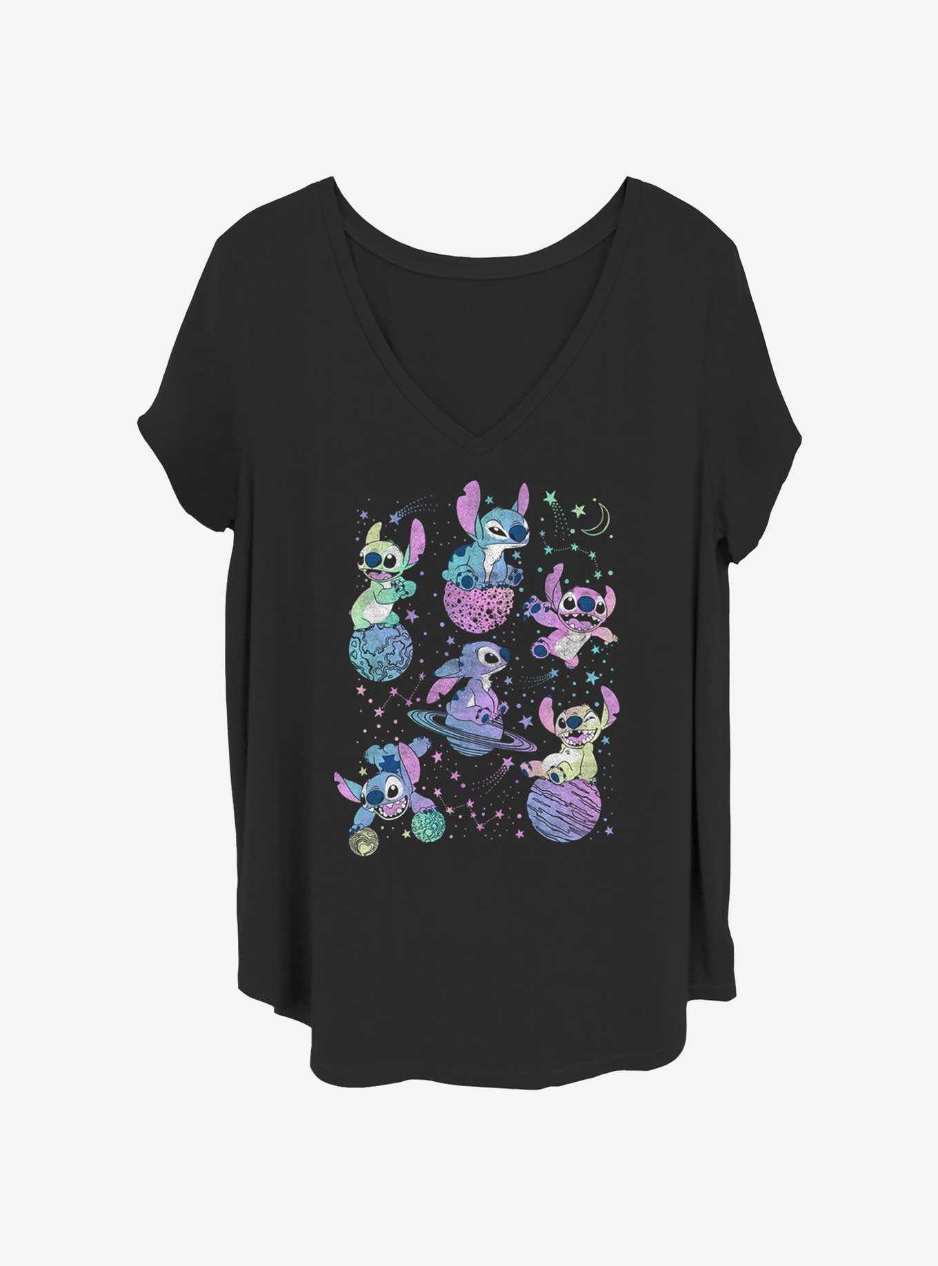 Disney Lilo & Stitch Planetary Stitch Girls T-Shirt Plus Size, , hi-res