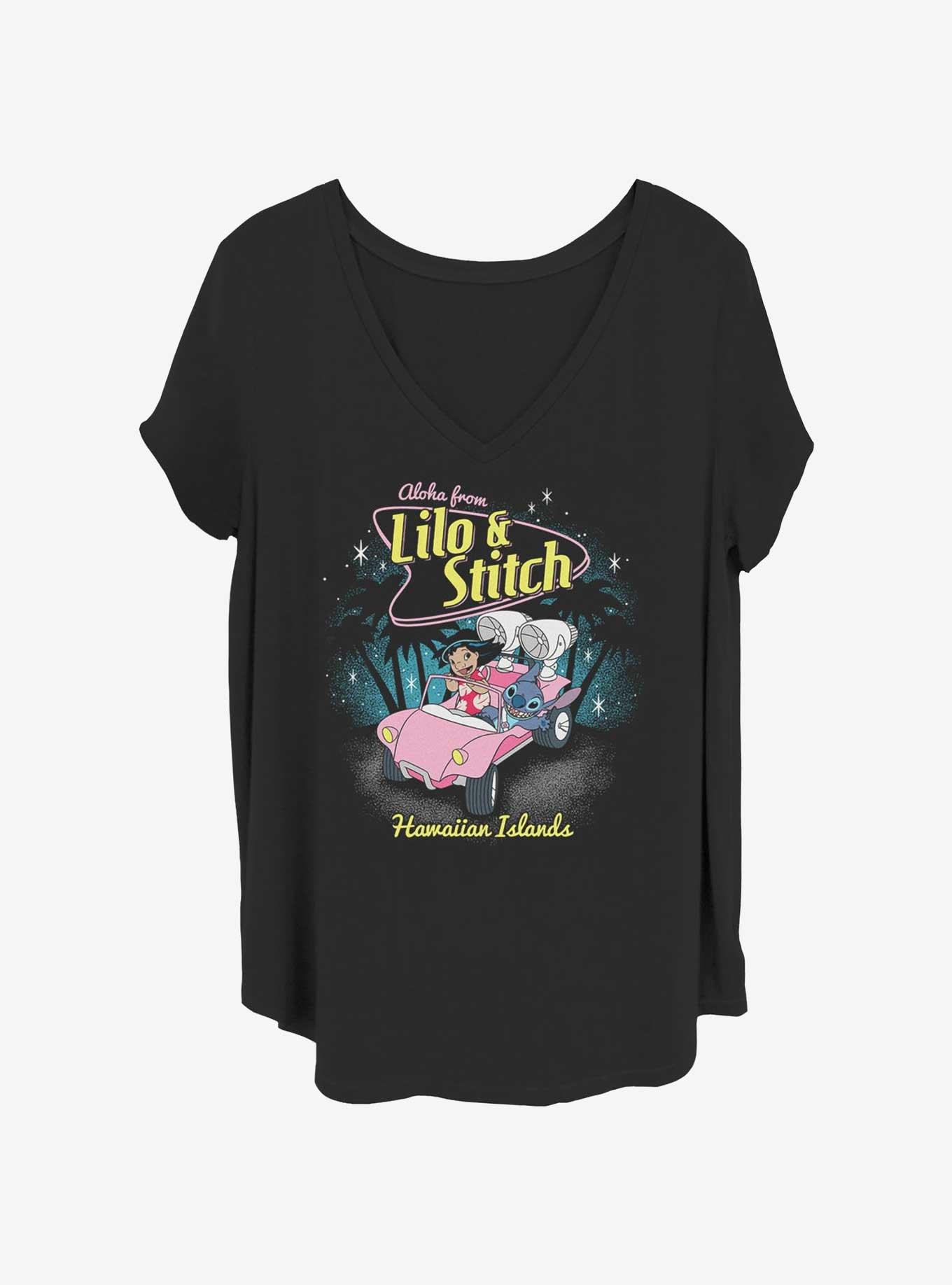 Disney Lilo & Stitch 50's Stitch Girls T-Shirt Plus Size, , hi-res
