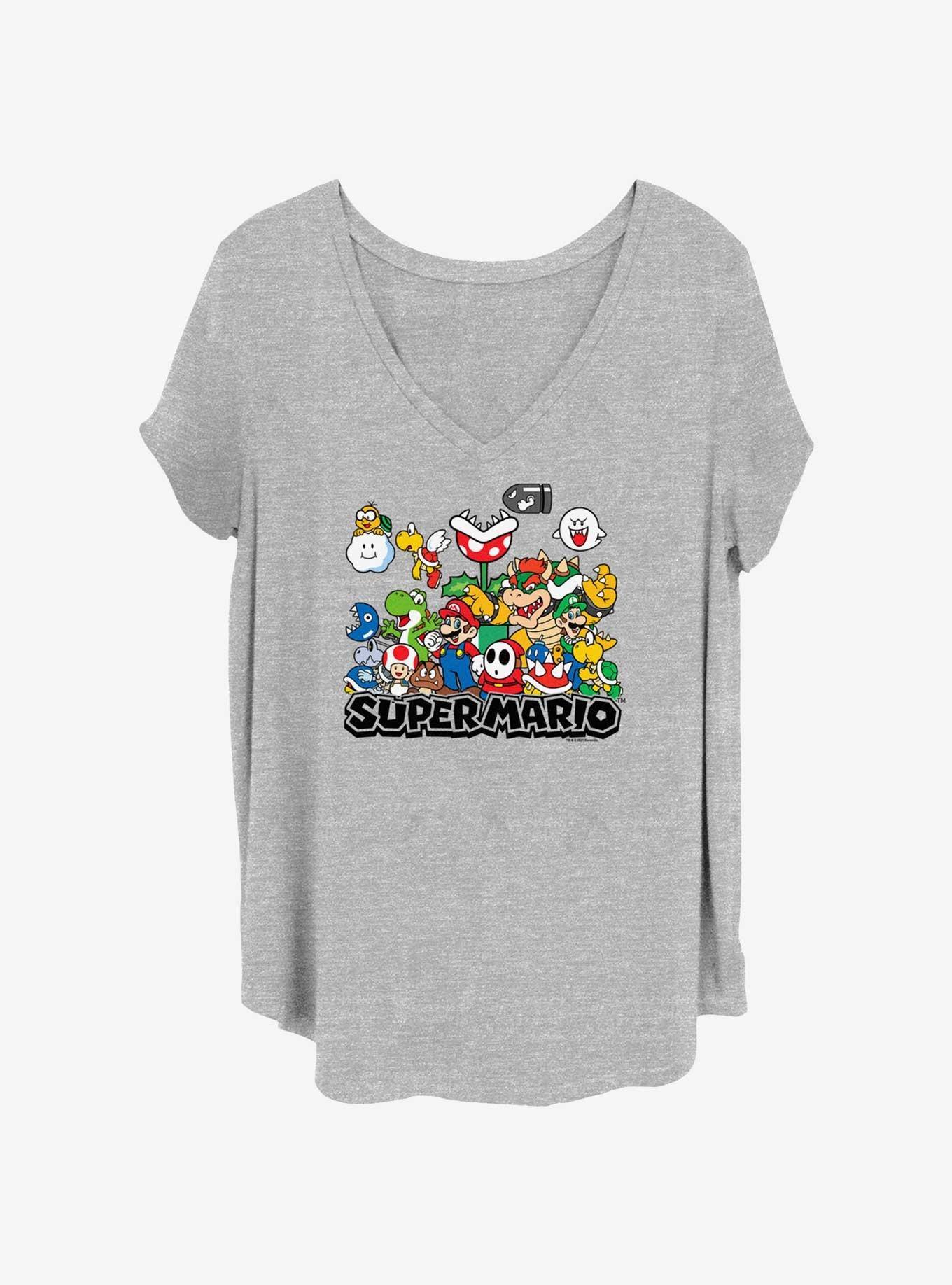 Nintendo Kingdom Kids Girls T-Shirt Plus