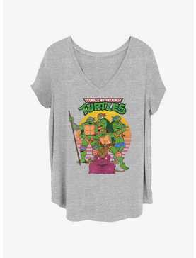 Teenage Mutant Ninja Turtles The Team Girls T-Shirt Plus Size, , hi-res