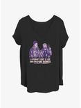 Jay and Silent Bob Nunnya Beeswax Girls T-Shirt Plus Size, BLACK, hi-res