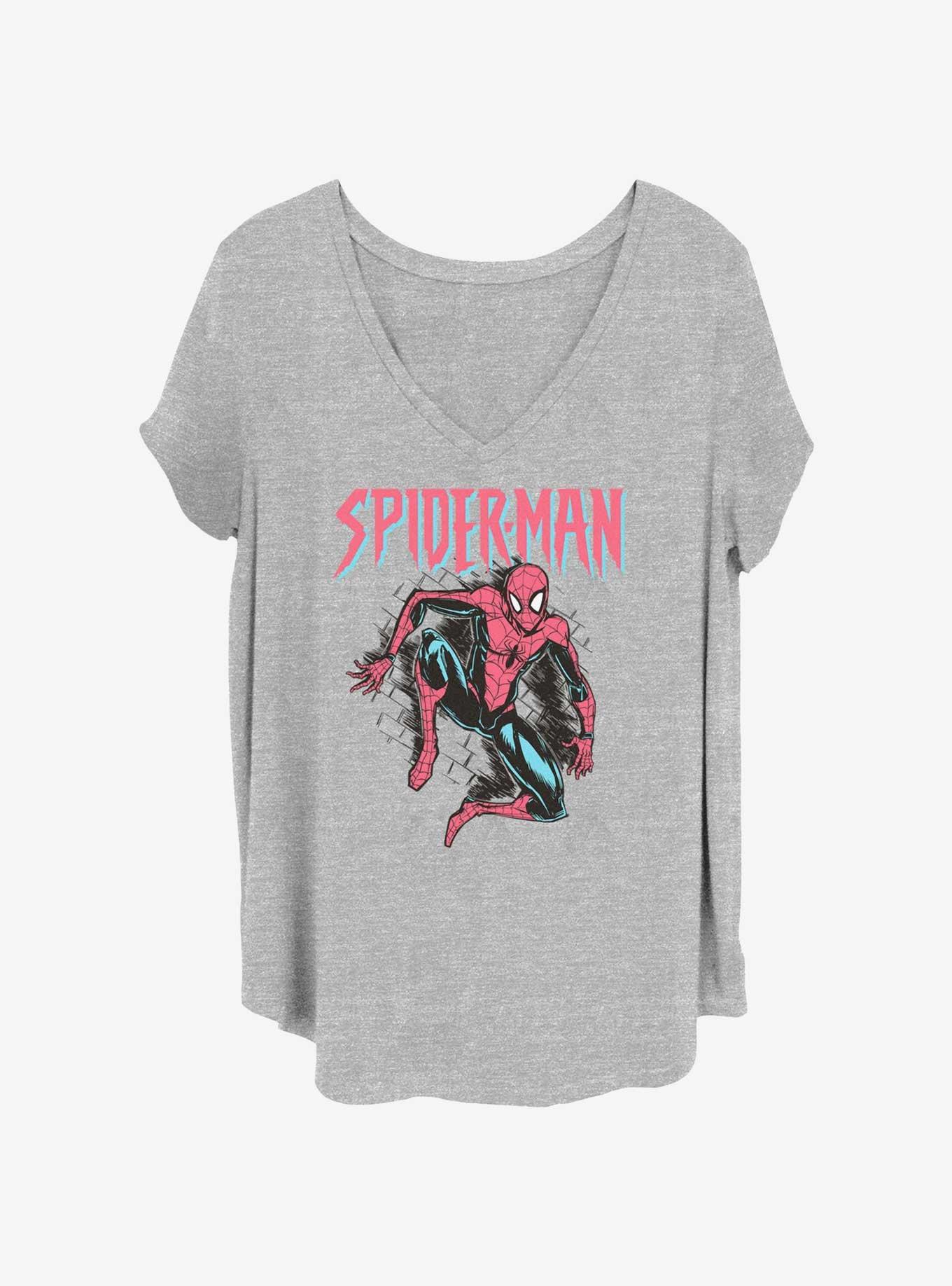 Marvel Spider-Man Spidey Pastel Girls T-Shirt Plus Size