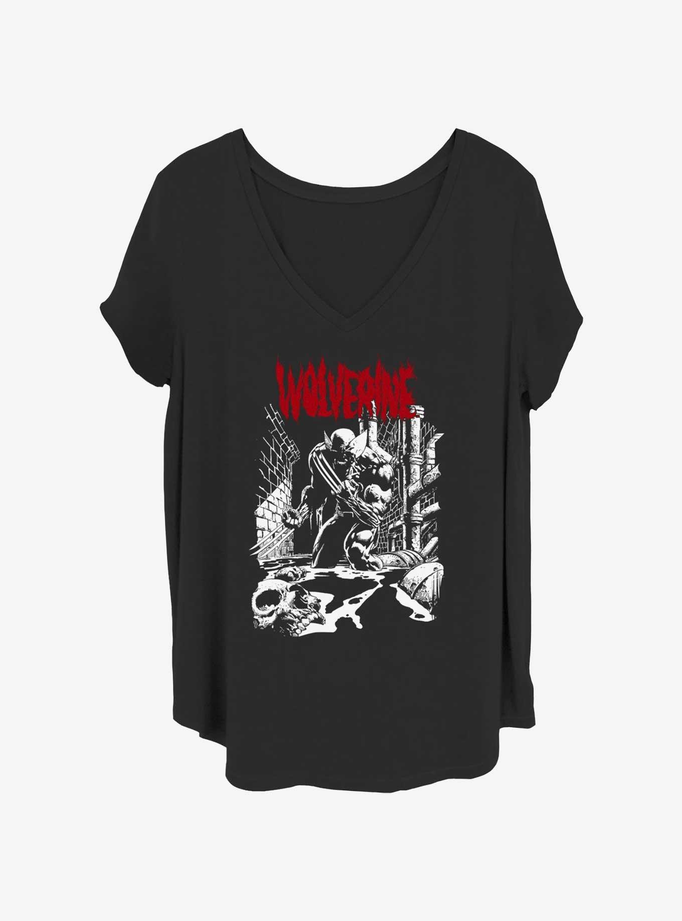 Wolverine Under The Streets Girls T-Shirt Plus Size, BLACK, hi-res