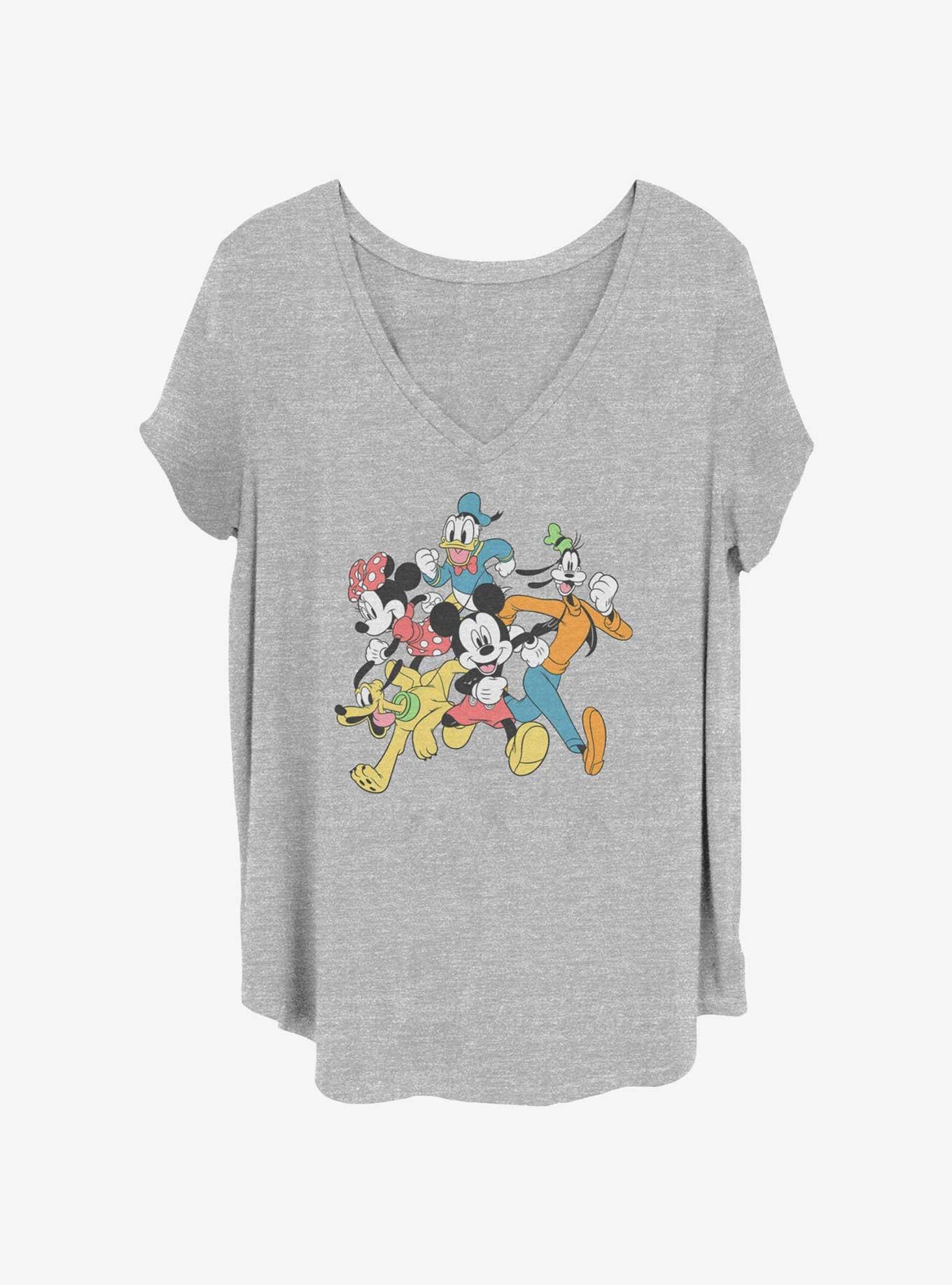 Disney Mickey Mouse & Friends Run Girls T-Shirt Plus Size