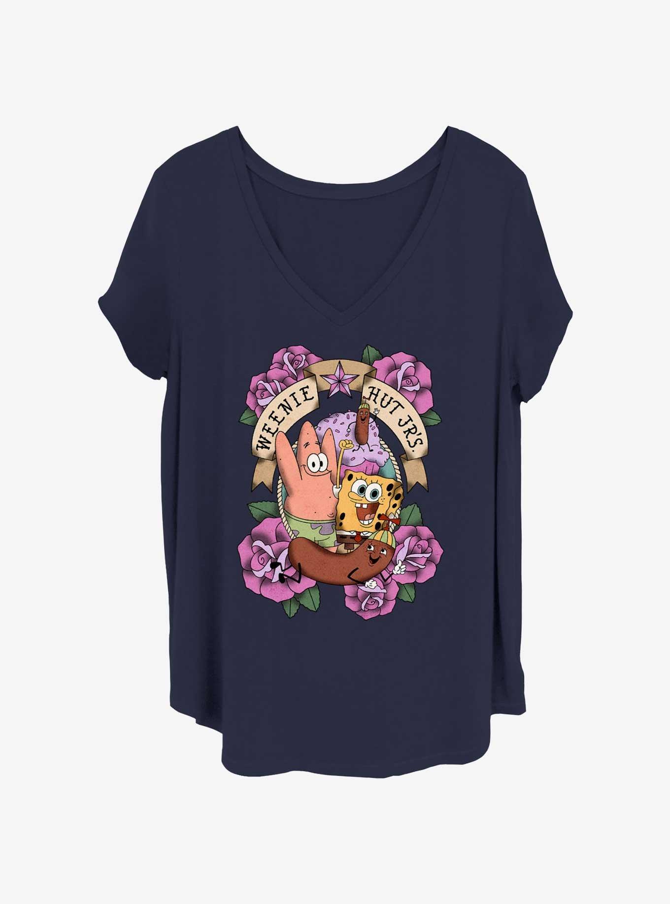 SpongeBob SquarePants Weenie Hut Sailor Girls T-Shirt Plus Size, , hi-res