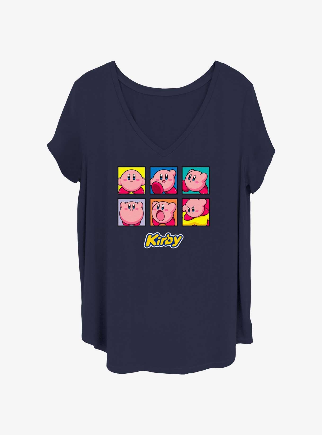 Kirby Expressions Girls T-Shirt Plus Size, NAVY, hi-res