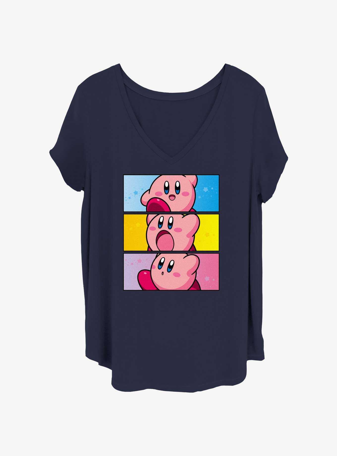 Kirby Panel Stack Girls T-Shirt Plus Size, , hi-res