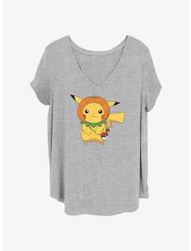 Pokemon Pikachu Pumpkin Hat Girls T-Shirt Plus Size, , hi-res