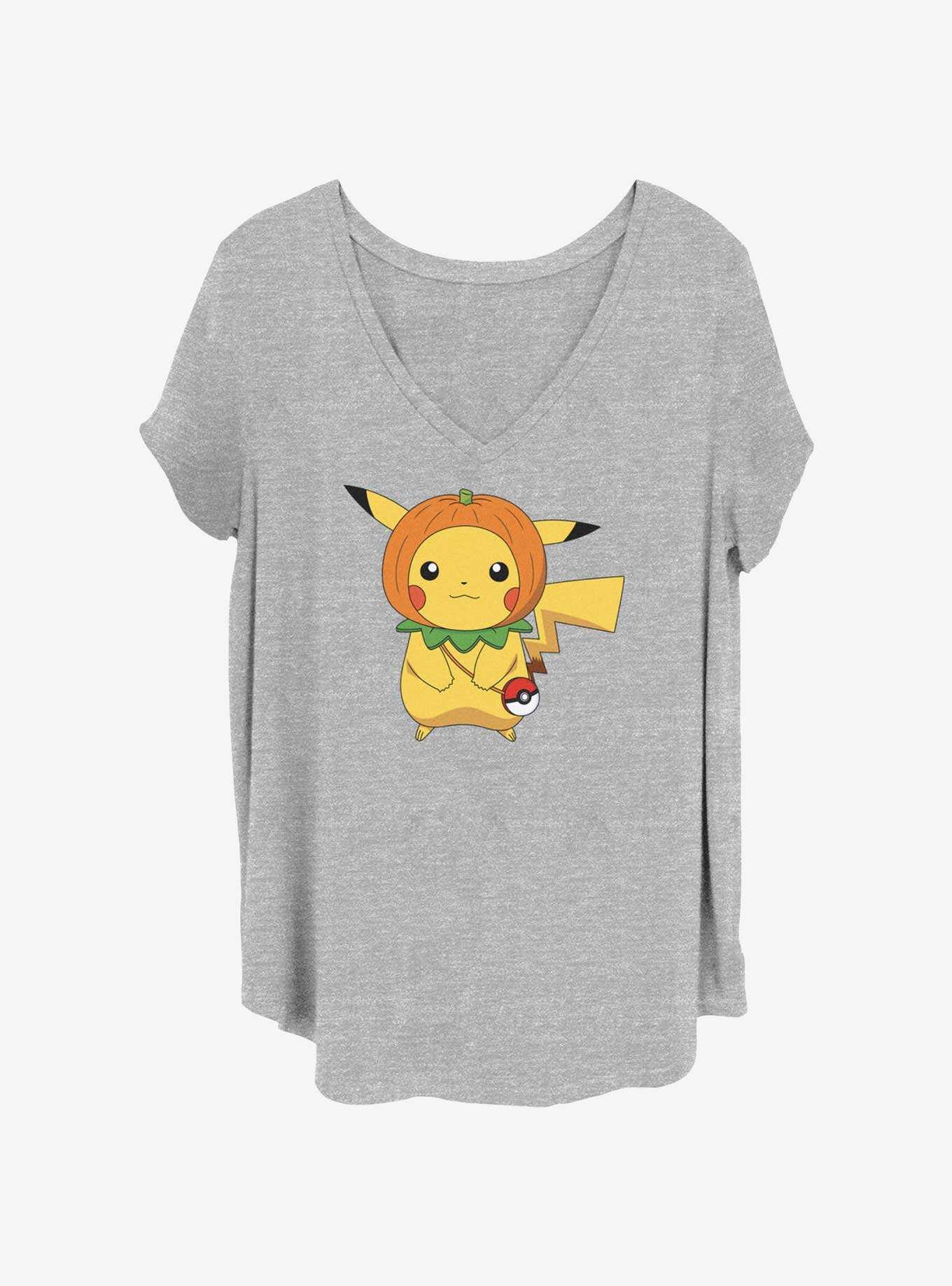 Pokemon Pikachu Pumpkin Hat Girls T-Shirt Plus Size, , hi-res