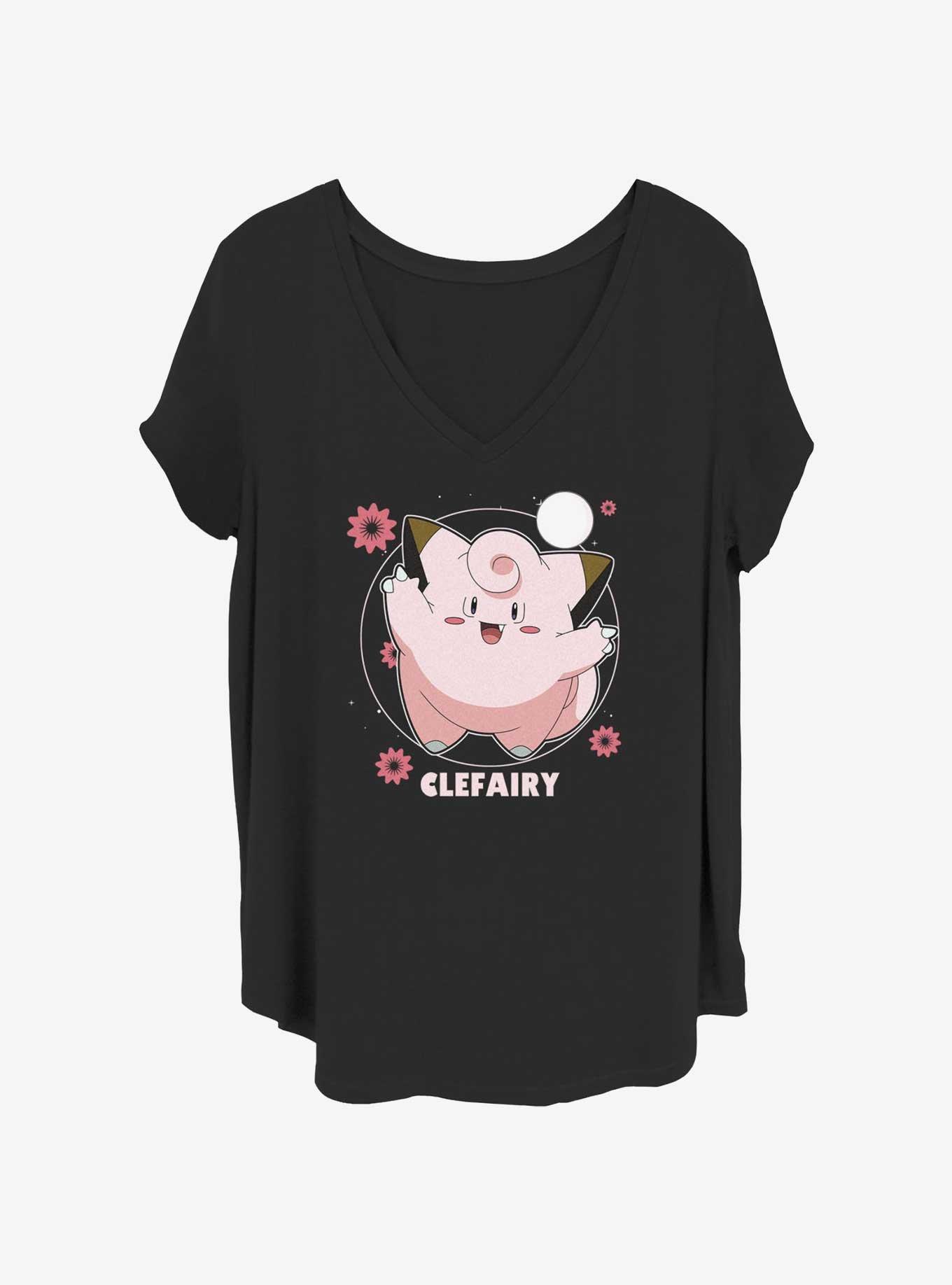 Pokemon Clefairy Fairy Dance Girls T-Shirt Plus Size, , hi-res