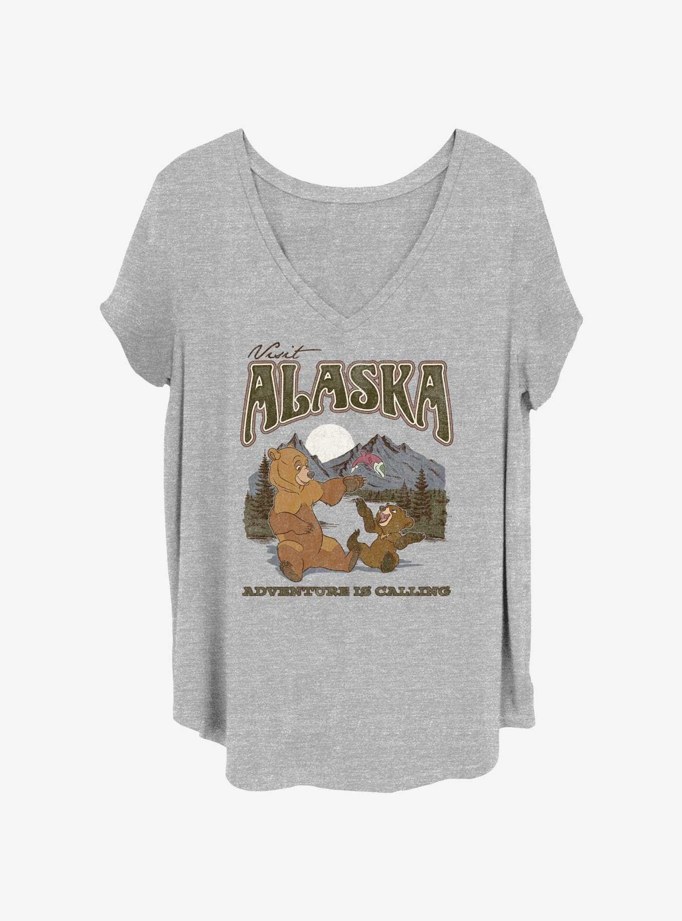 Disney Brother Bear Vintage Outdoorsy Girls T-Shirt Plus Size, , hi-res