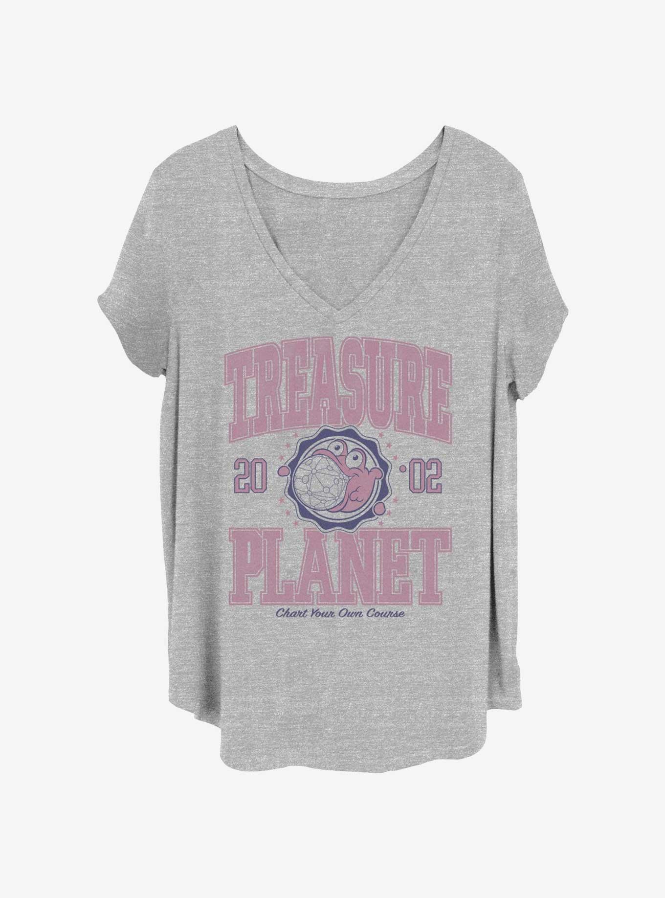 Disney Treasure Planet Morph College Girls T-Shirt Plus Size, HEATHER GR, hi-res