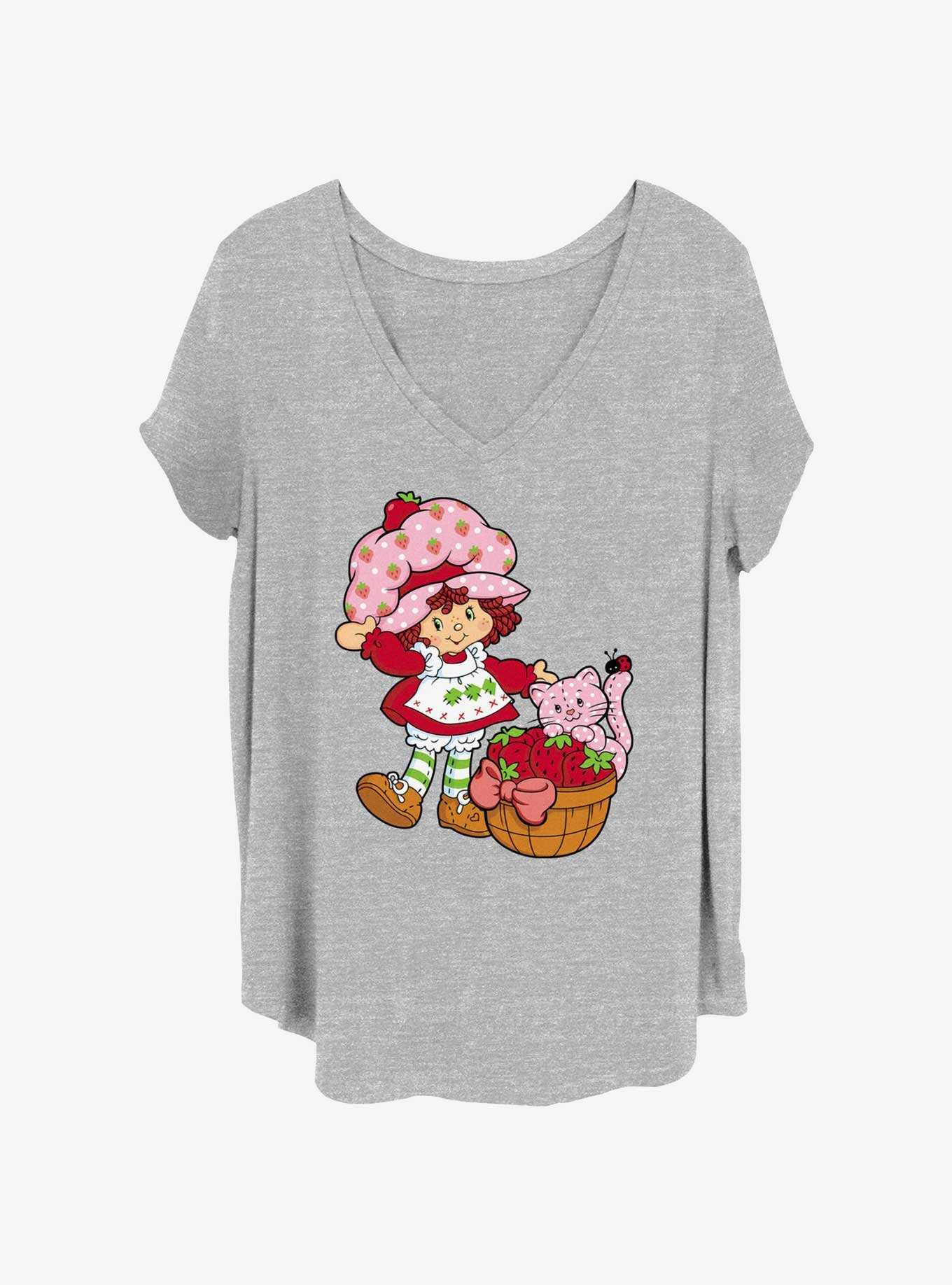Strawberry Shortcake Custard Basket Girls T-Shirt Plus Size, , hi-res