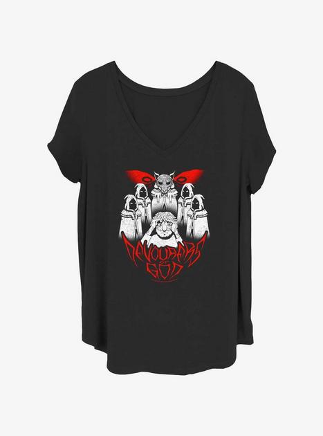 Sally Face Devourers Of God Girls T-Shirt Plus Size - BLACK | Hot Topic