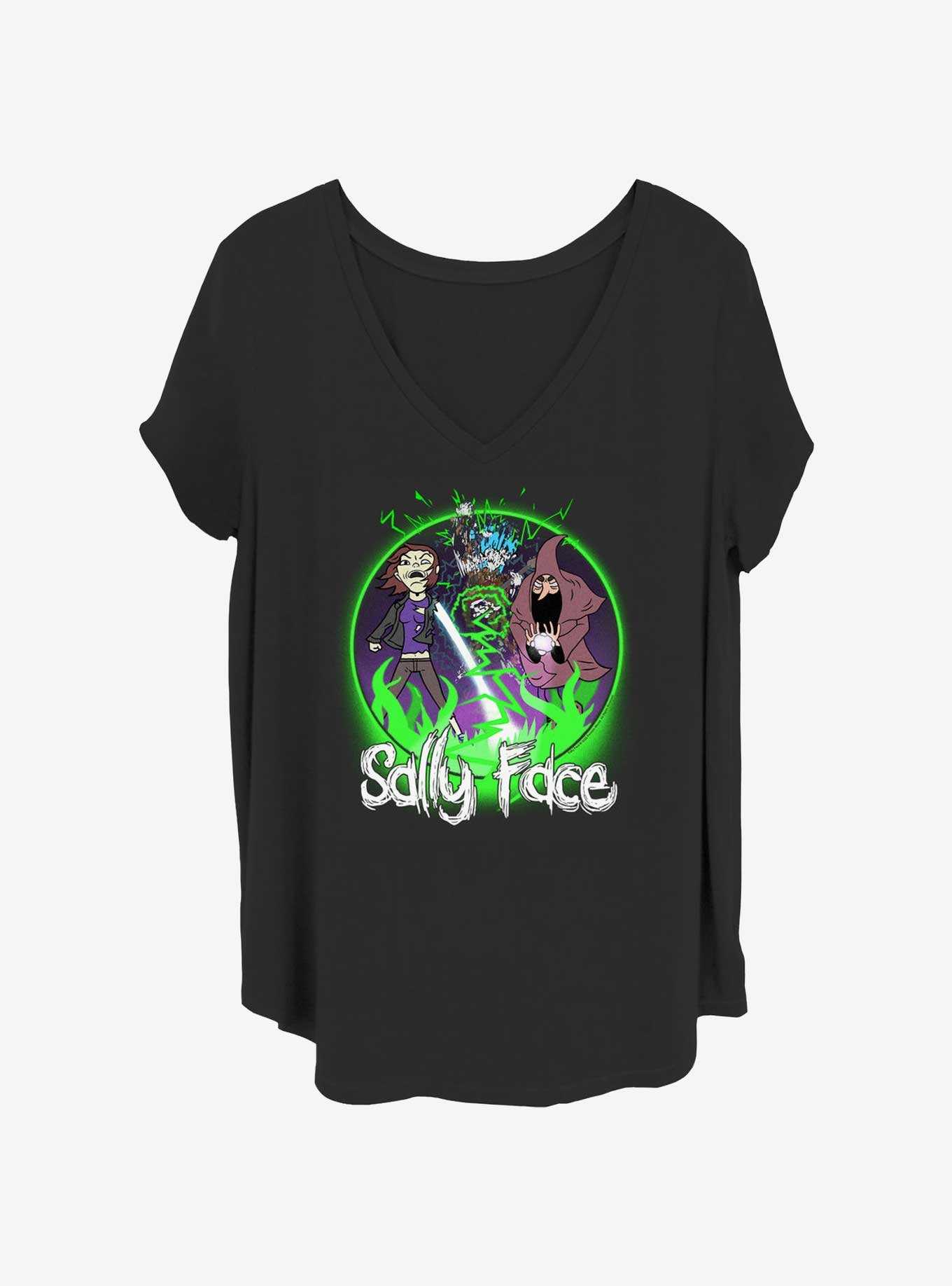 Sally Face Boss Fight Girls T-Shirt Plus Size, , hi-res