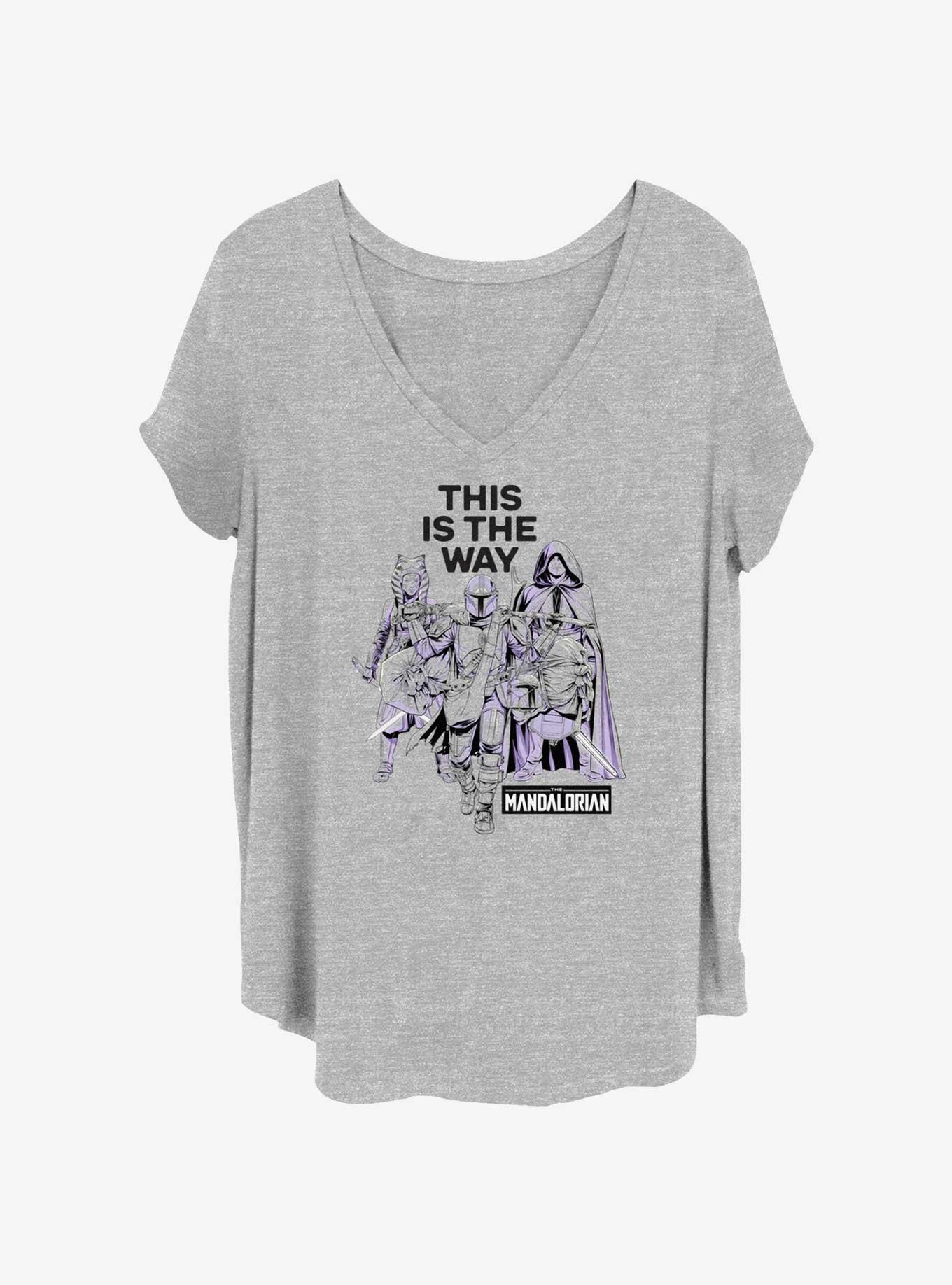Star Wars The Mandalorian Team Up Girls T-Shirt Plus Size, , hi-res