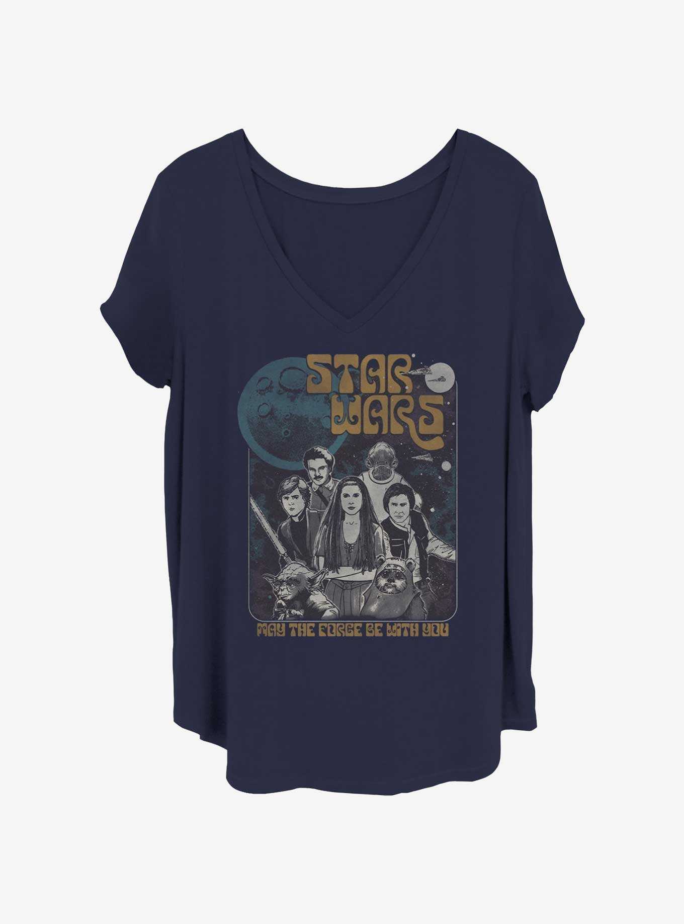 Star Wars Space Grunge Girls T-Shirt Plus Size, , hi-res