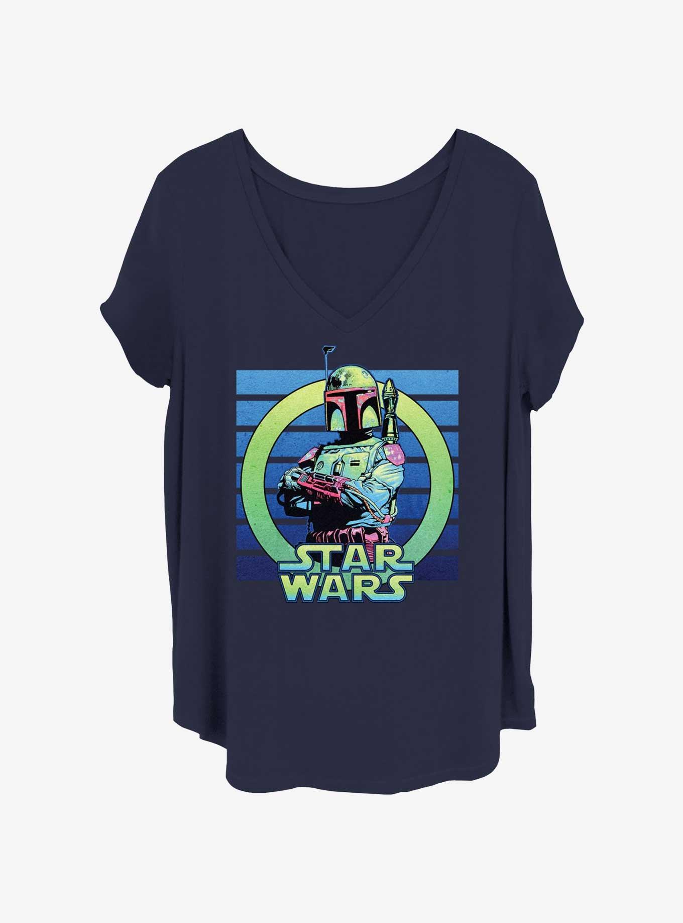 Star Wars Boba Arms Crossed Girls T-Shirt Plus