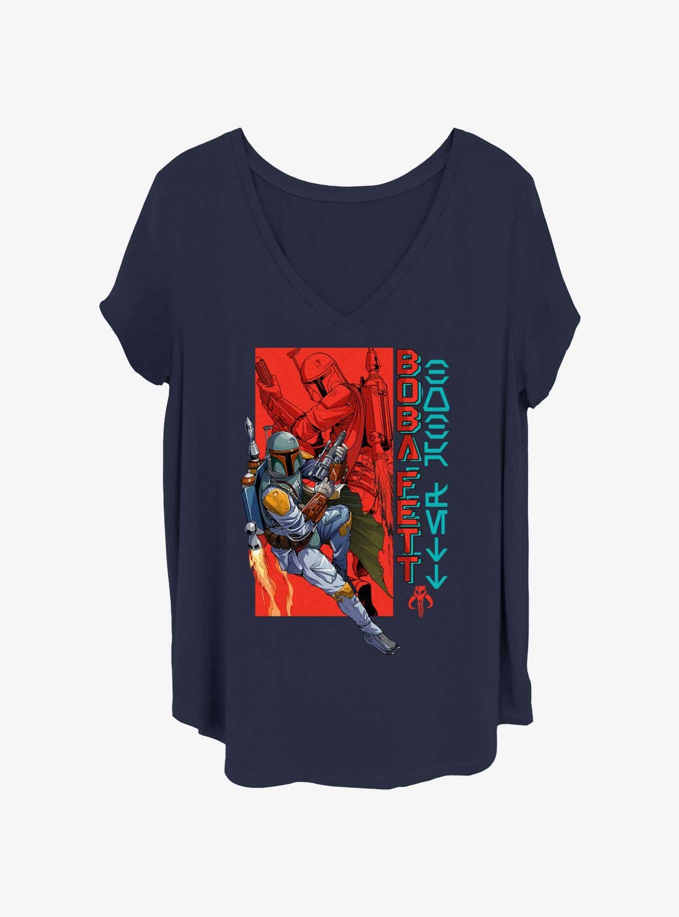 Star Wars Boba Framed Girls T-Shirt Plus Size, , hi-res