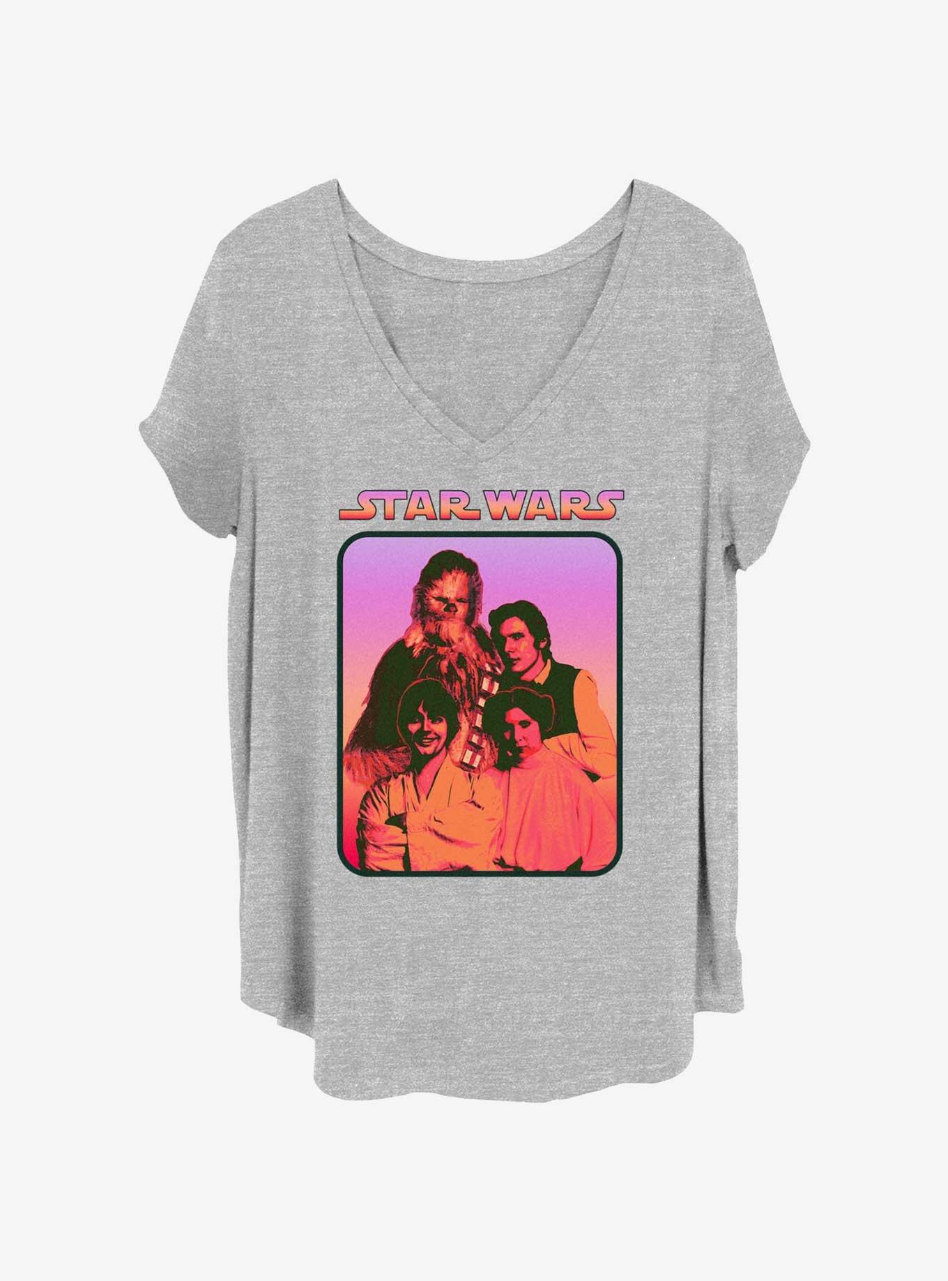 Star Wars Family Frame Girls T-Shirt Plus