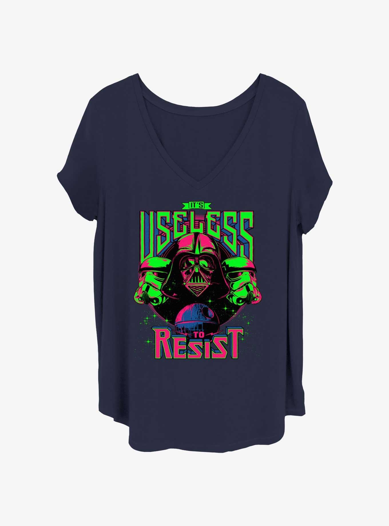 Star Wars Team It Is Useless To Resist Girls T-Shirt Plus Size, , hi-res
